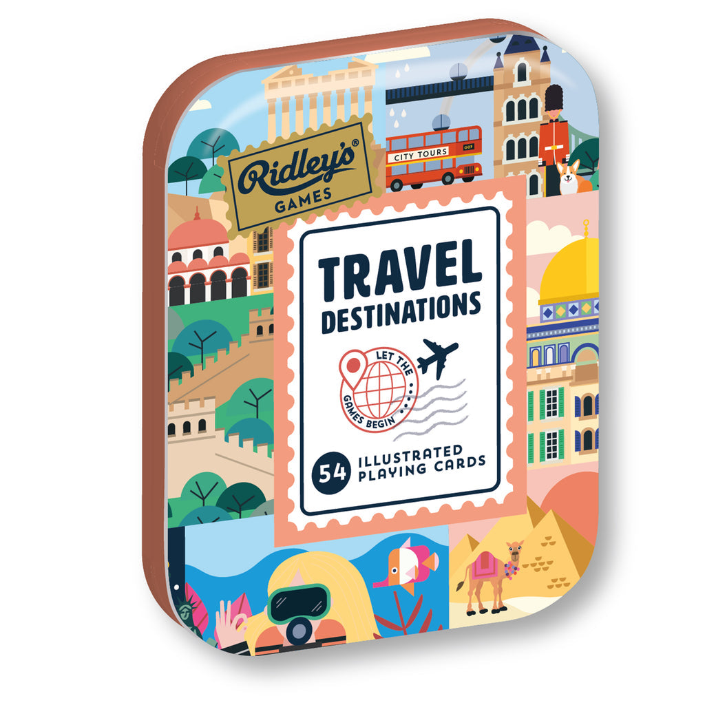 Travel Destinations Playing Cards
