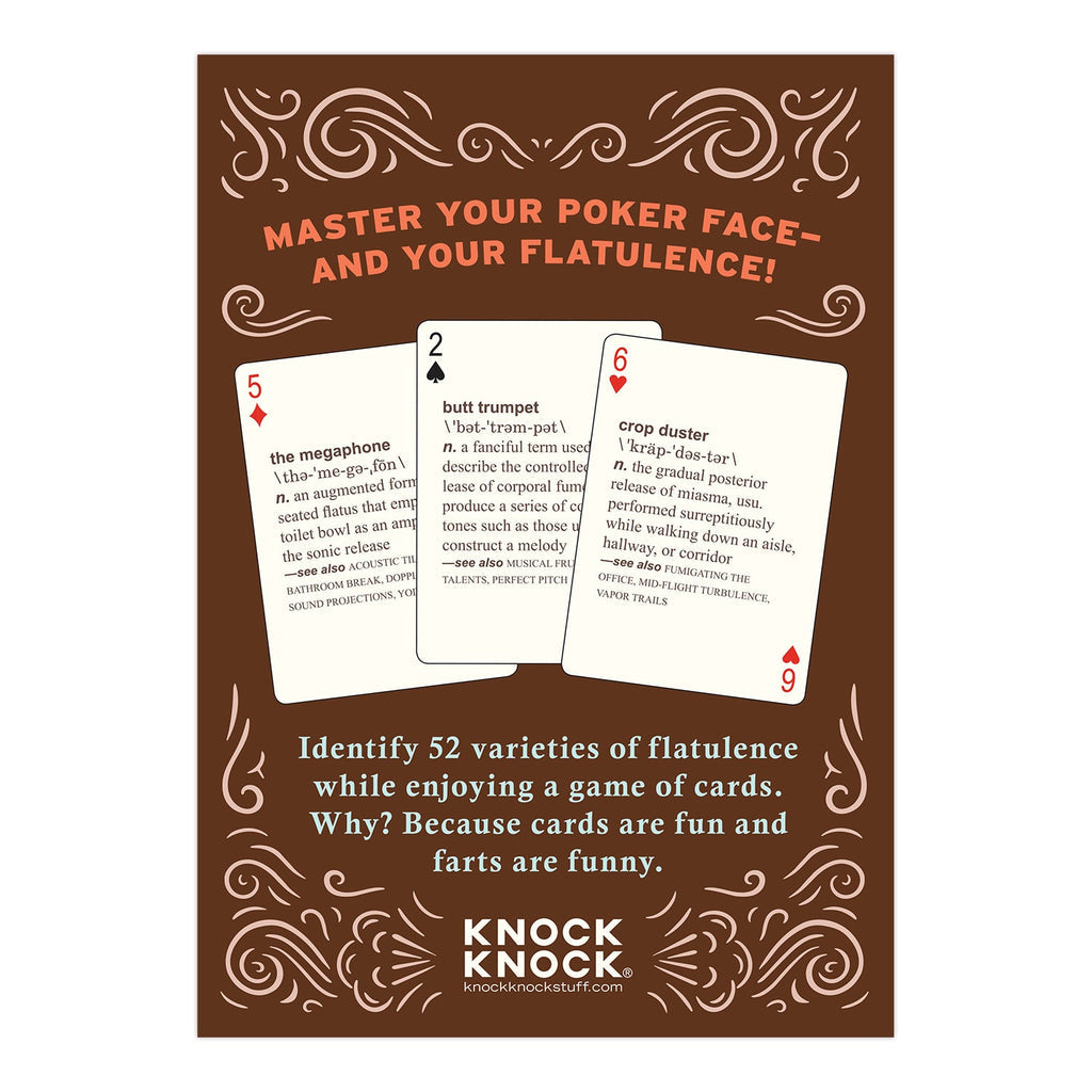 Knock Knock 52 Farts Playing Cards Deck