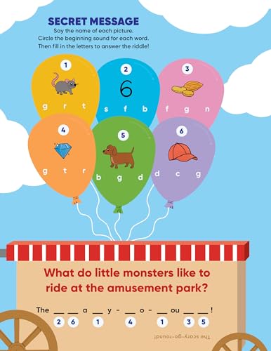 Learn by Sticker: Beginning Phonics: Use Phonics to Create 10 Friendly Monsters!