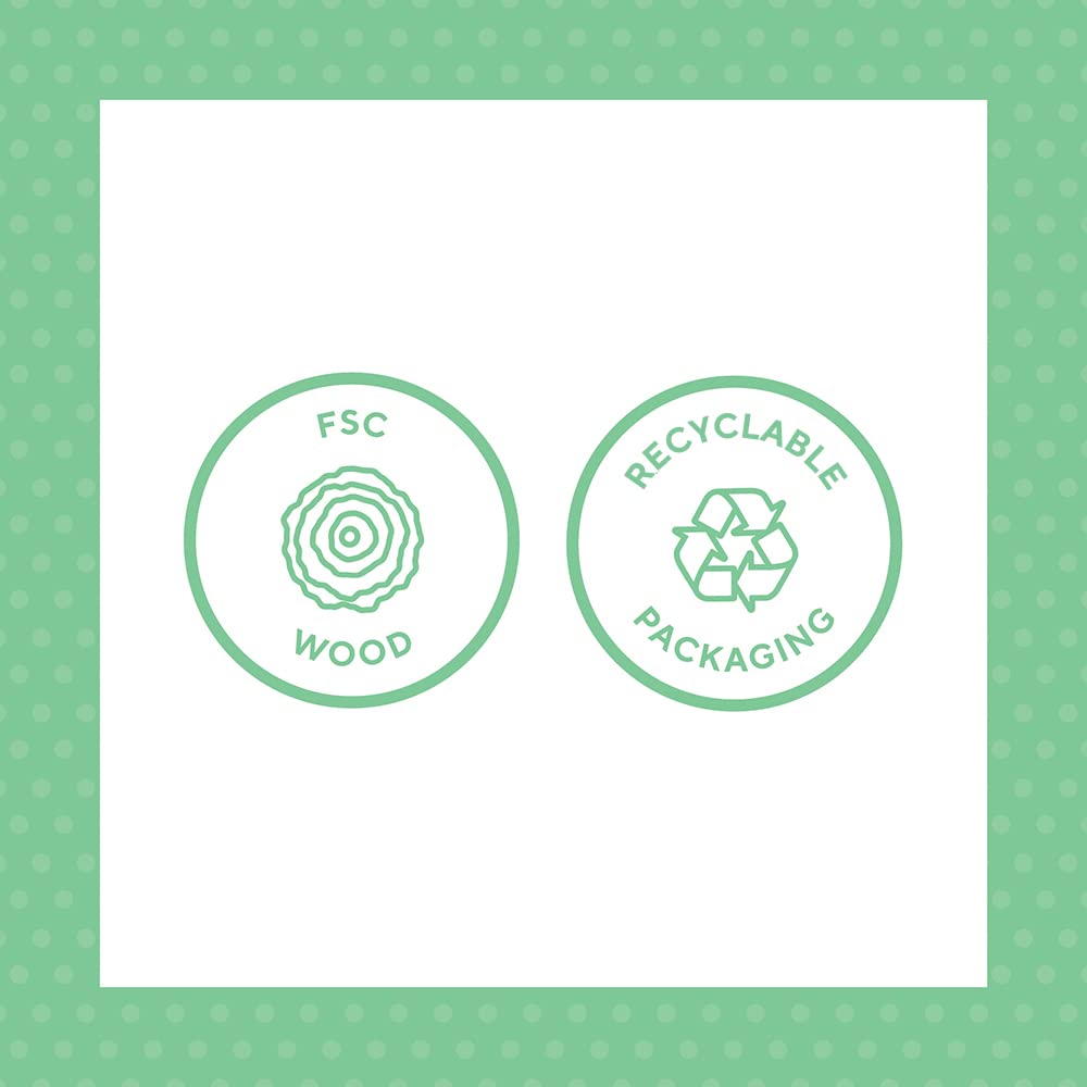 Whale and Baby Wooden Push Along, Blue, One Size