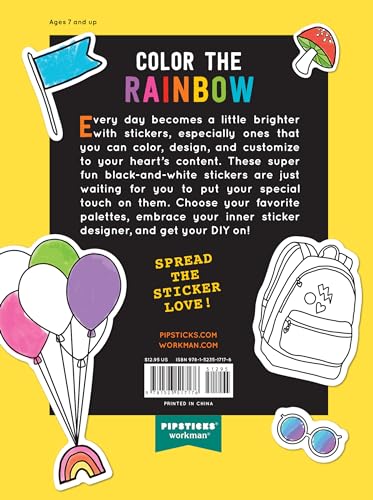 Color Your Own Stickers: 500 Stickers to Design, Color, and Customize