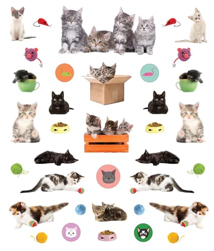 Eyelike Stickers: Kittens