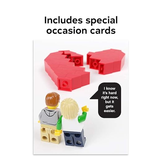 LEGO® Minifigure Notes: 20 Notecards and Envelopes