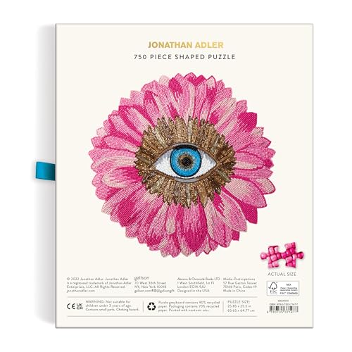 Jonathan Adler Petals 750 Piece Shaped Puzzle