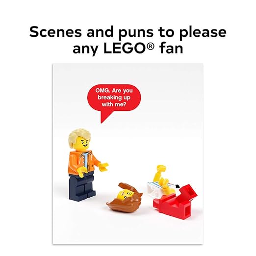 LEGO® Minifigure Notes: 20 Notecards and Envelopes