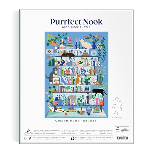 Purrfect Nook 1000 Piece Puzzle
