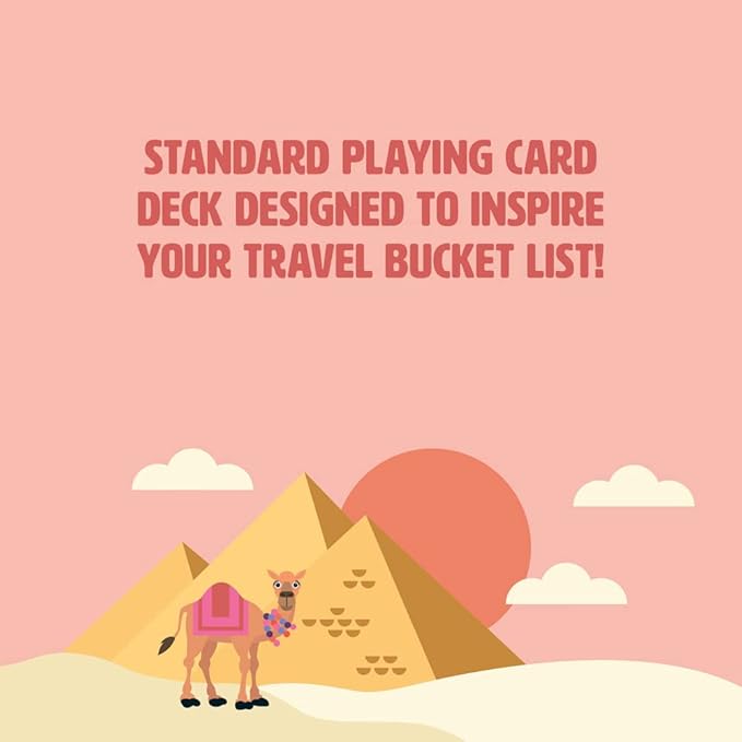 Travel Destinations Playing Cards