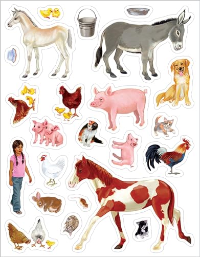 Barnyard Sticker Book: Includes 250 Stickers and 4 Scenes