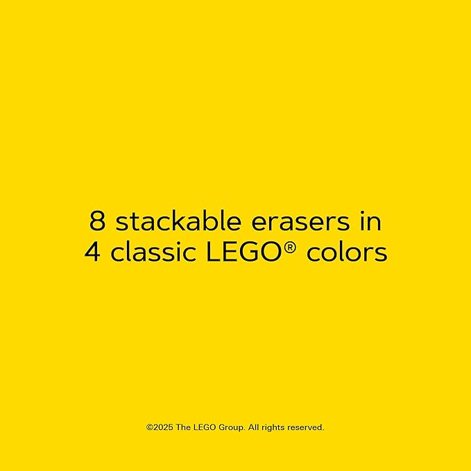 Lego Brick Erasers (Multicolor)