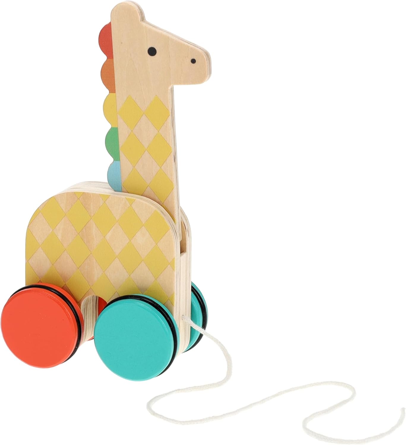 On-the-Go Giraffe Wooden Pull Toy