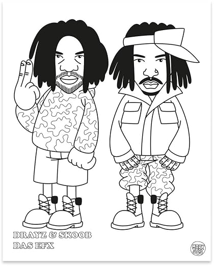 Hip Hop Coloring Book East Coast Edition