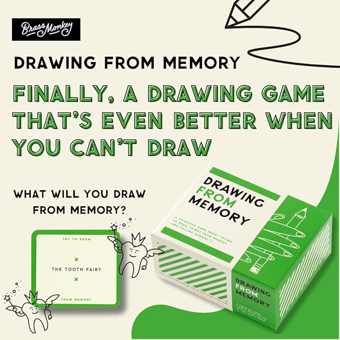 Brass Monkey Drawing from Memory Game