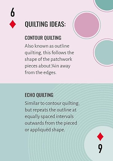 The Artful Hand Playing Cards: Quilting Tips & Tricks