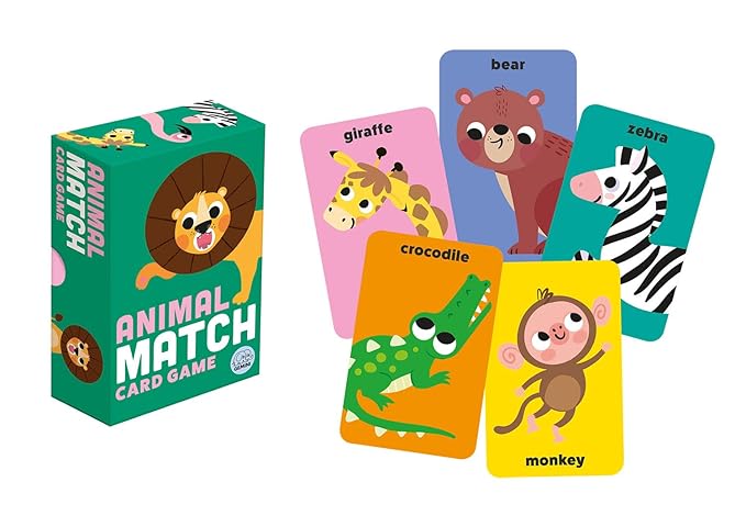 Animal Match Card Game