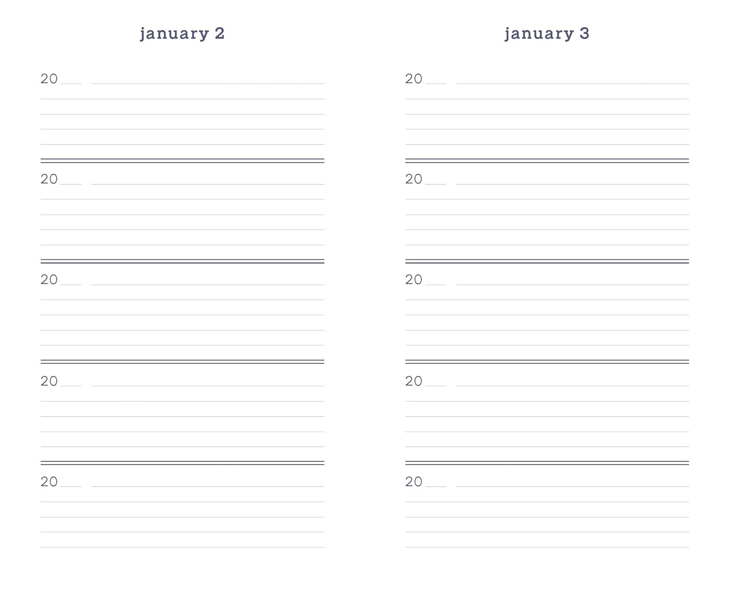 Marimekko One Line a Day (Red Unikko) - A Five-Year Memory Book