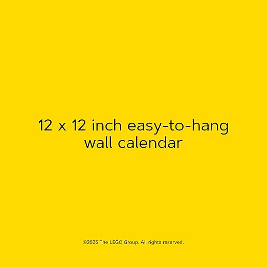 LEGO 2026 Wall Calendar