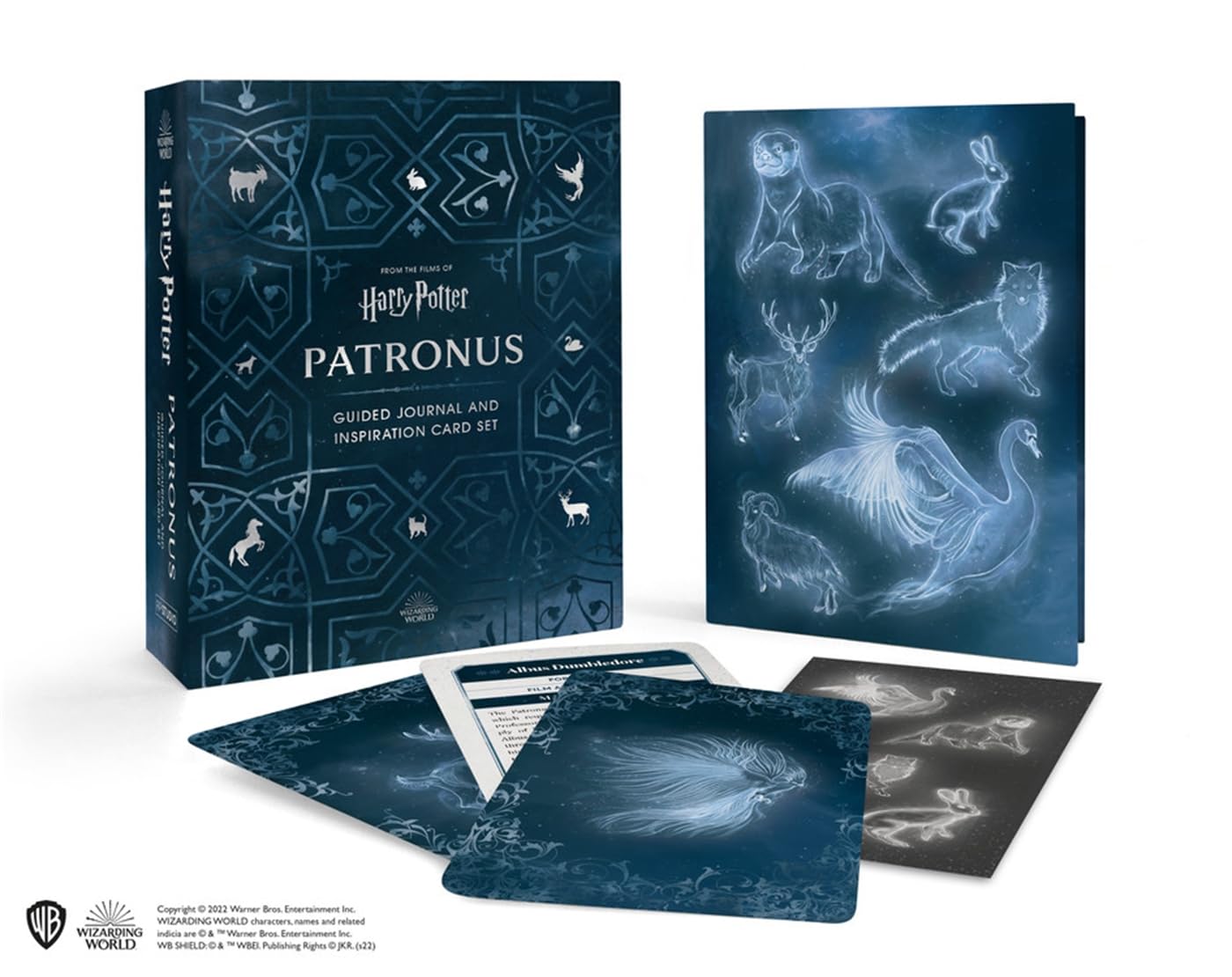 Harry Potter Patronus Guided Journal and Inspiration Card Set: Guided Journal and Correspondance Card Set