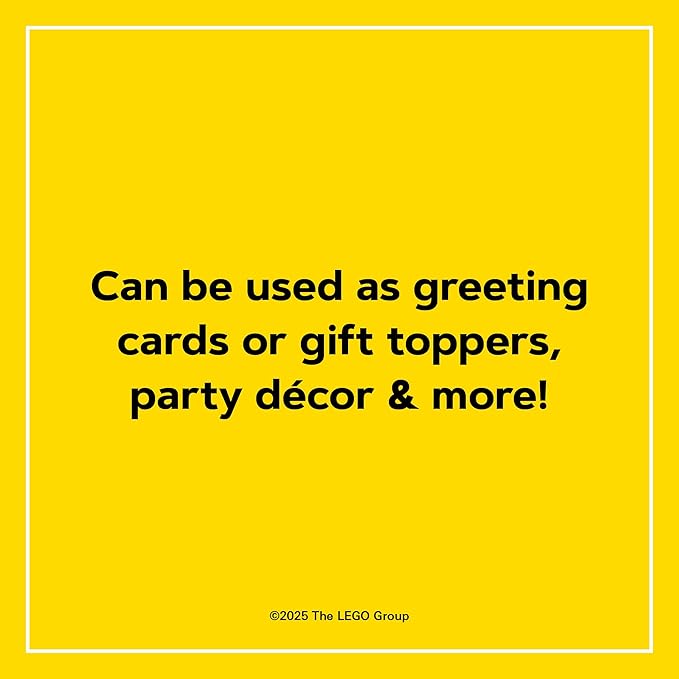 LEGO Minifigure Notecards: 12 Shaped Notecards with Envelopes