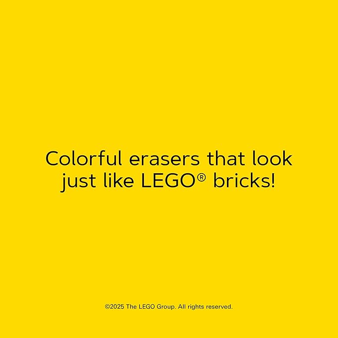 Lego Brick Erasers (Multicolor)