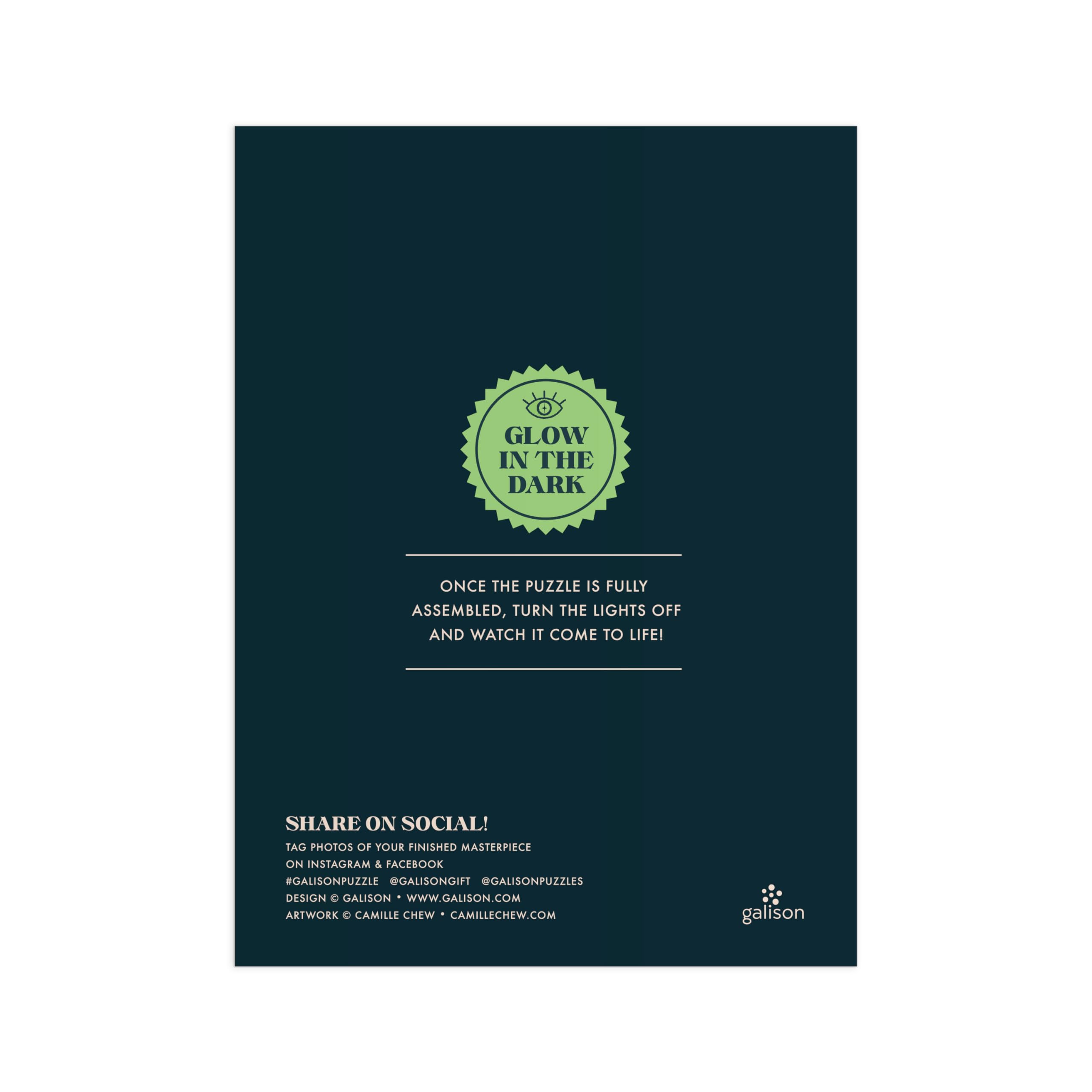 Occult and Curious 1000 Piece Glow in the Dark Puzzle