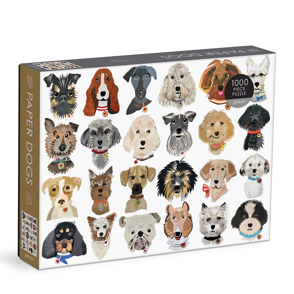Paper Dogs Jigsaw Puzzle 1000 Pieces