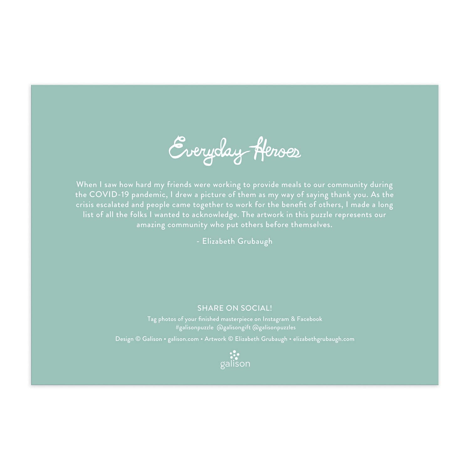 Everyday Heroes 1000 Piece Puzzle