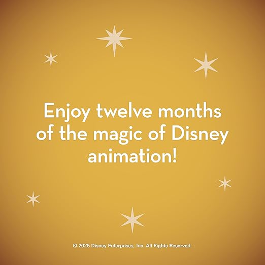 Disney Animation 2026 Wall Calendar