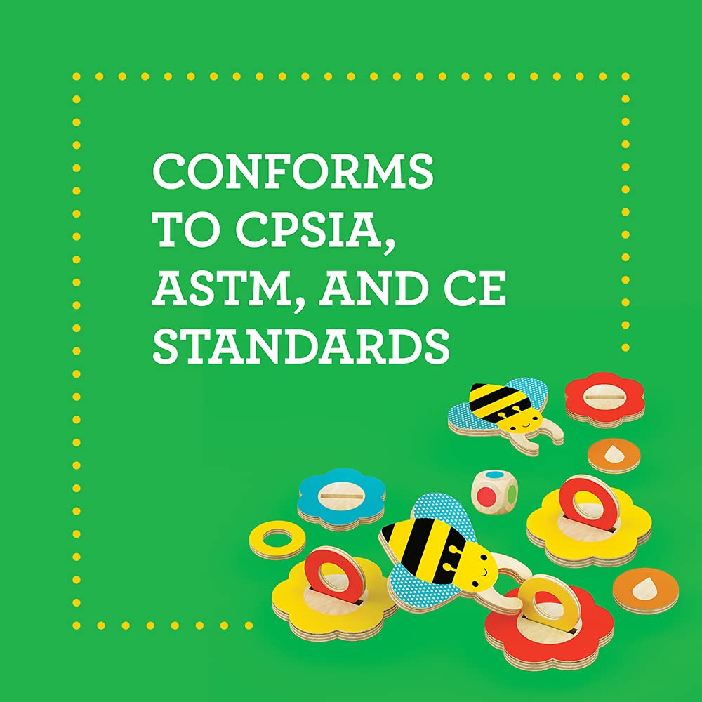 Matching, Save The Bees Wooden Game