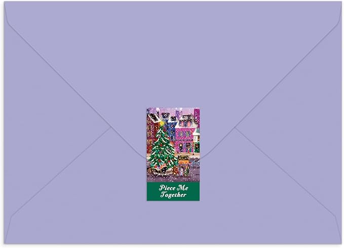 Joy Laforme Christmas Square Greeting Card Puzzle