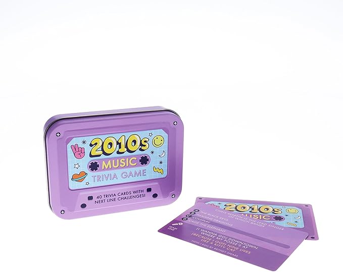 2010s Music Trivia Card Game