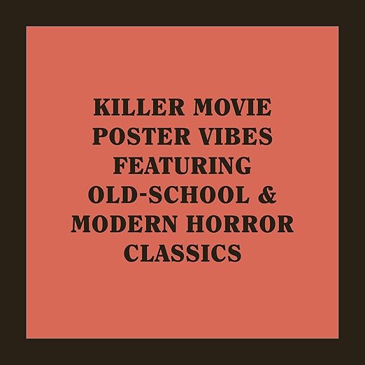 Classic Horror Movies 2026 Wall Calendar