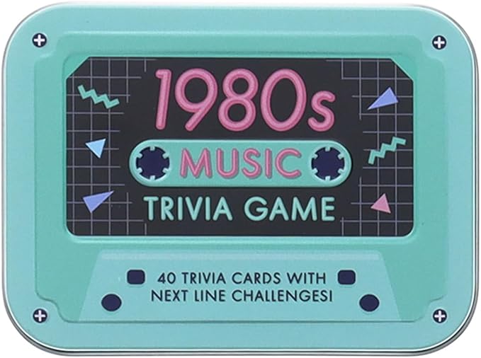 1980s Music Trivia Card Game