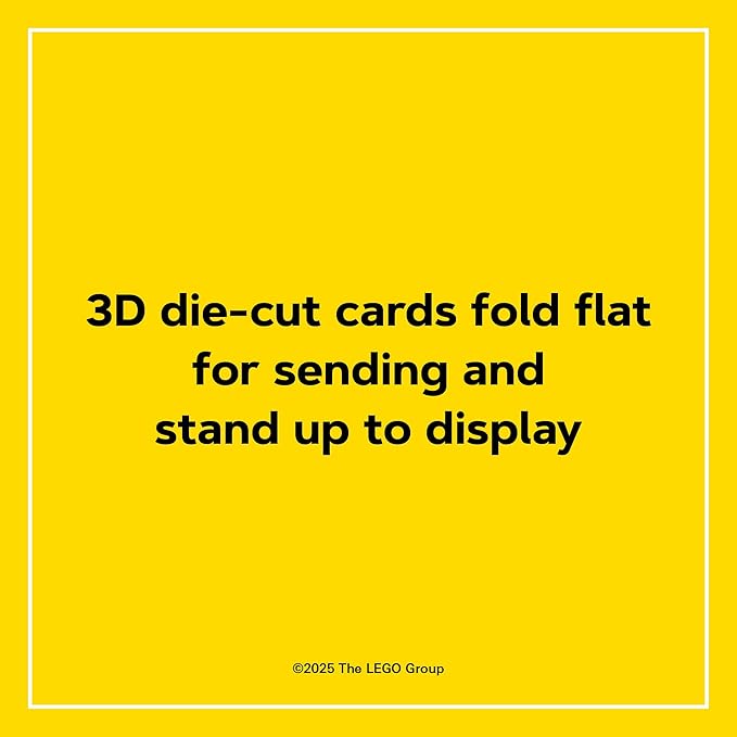 LEGO Minifigure Notecards: 12 Shaped Notecards with Envelopes