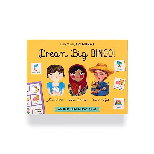 Little People, BIG DREAMS: Dream Big BINGO!: An Inspiring Bingo Game Toy – 26 Sept. 2024