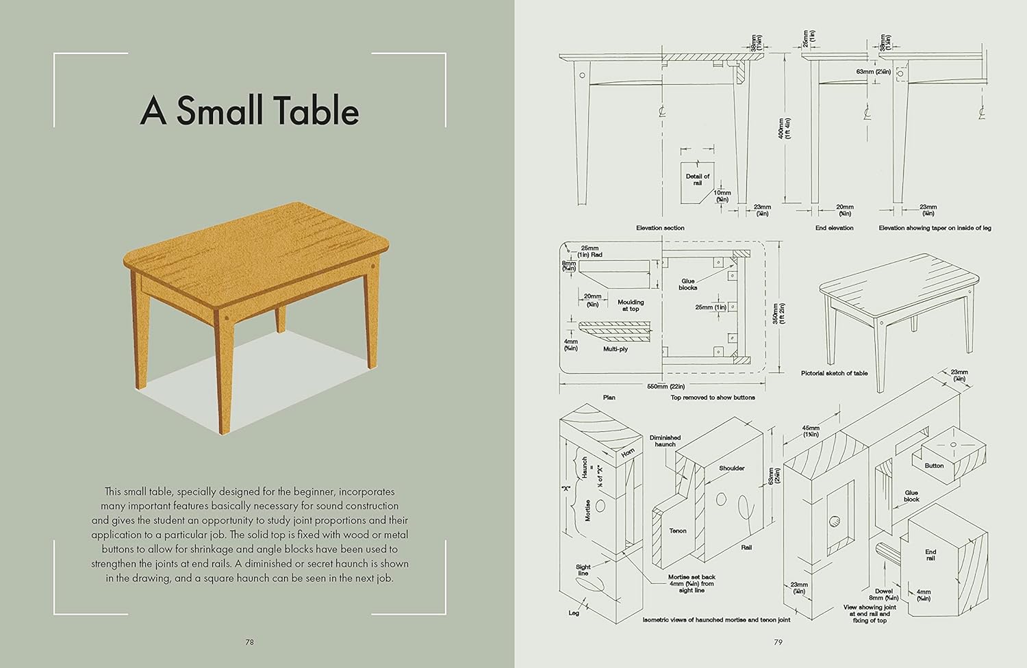 Mid-Century Woodworking Pattern Book: 80 projects to make by hand