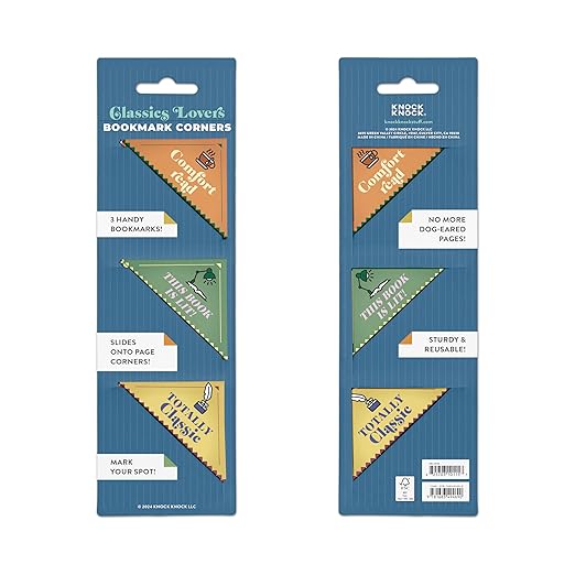 Knock Knock Classics Lovers Bookmark Corners