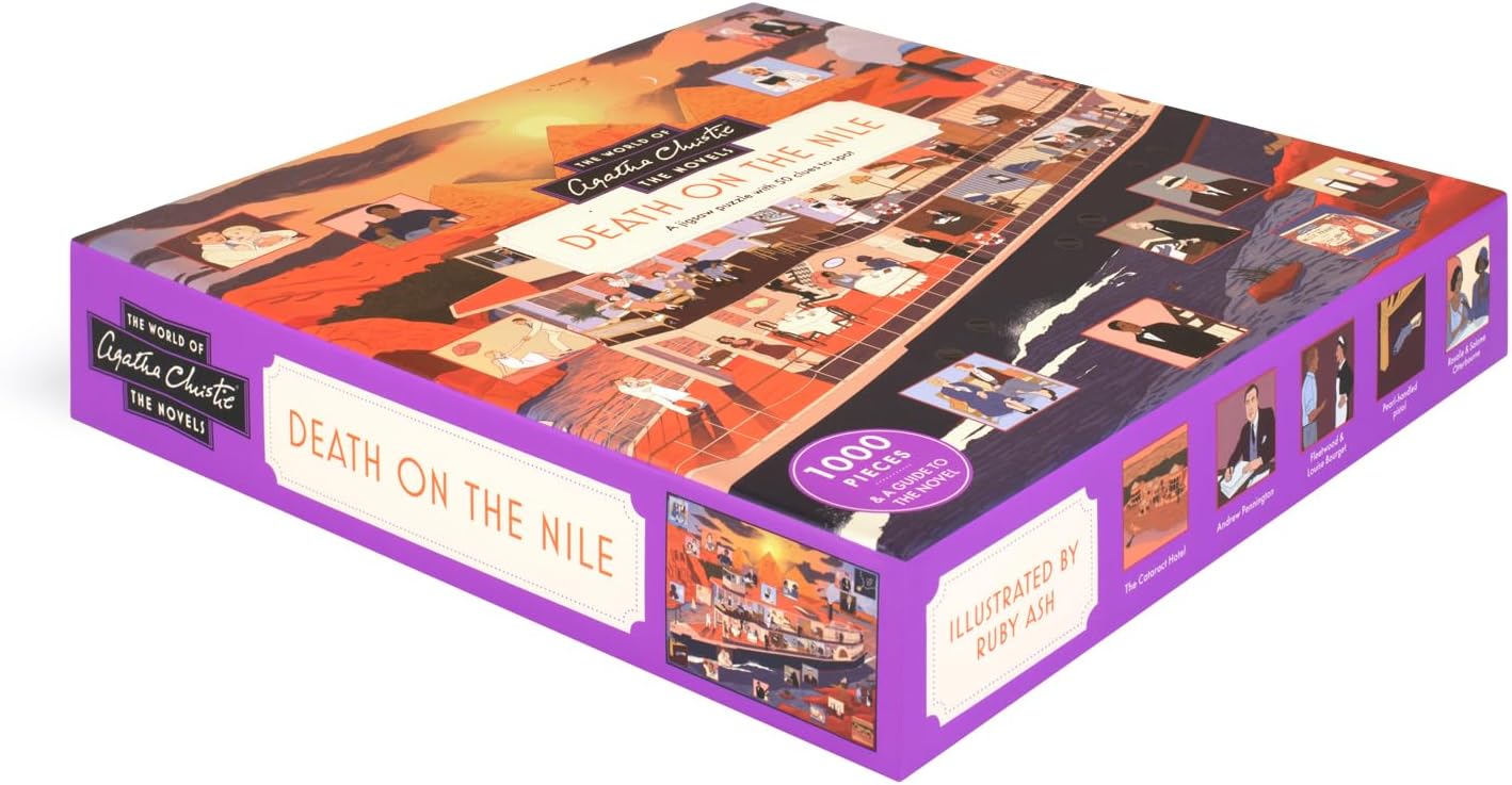 The World of Agatha Christie: Death on the Nile: A 1000-piece jigsaw puzzle with 50 clues to spot