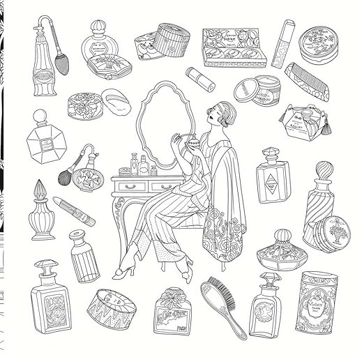 The Jazz Age: A Twenties-Inspired Coloring Book