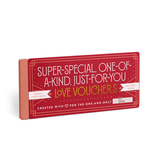 Fill in the Love Love Vouchers, Book of 15 Unique Perforated Coupons