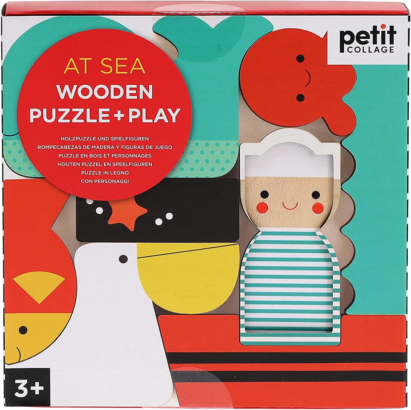 At Sea Wooden Puzzle + Play