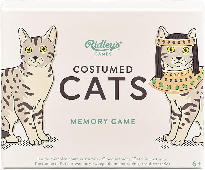 Costumed Cats Memory Card Game