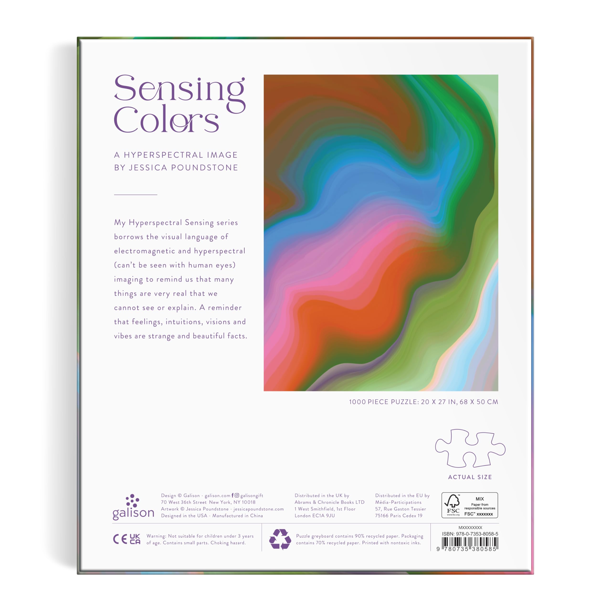 Sensing Colors – 1000 Piece Jessica Poundstone Puzzle