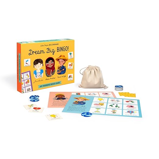 Little People, BIG DREAMS: Dream Big BINGO!: An Inspiring Bingo Game Toy – 26 Sept. 2024