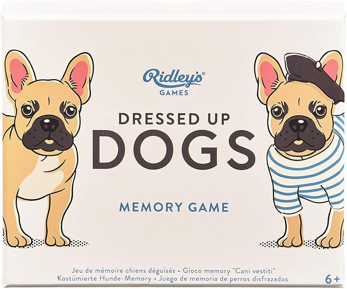 Dressed Up Dogs Memory Card Game