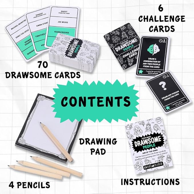 Even More Drawsome People Card Game