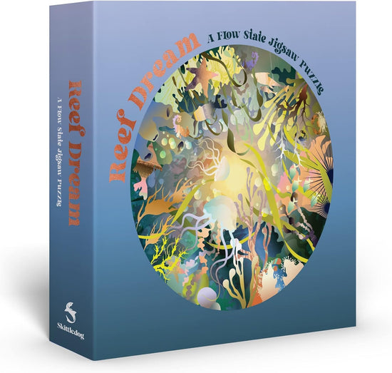 Reef Dream: A Flow State Circular Jigsaw Puzzle