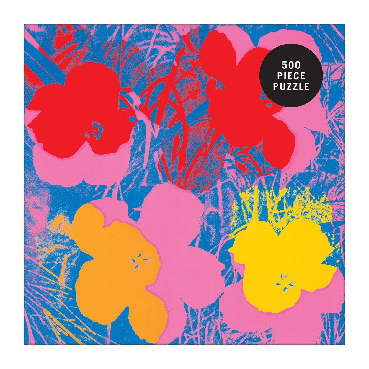 Andy Warhol Flowers 500 Piece Puzzle