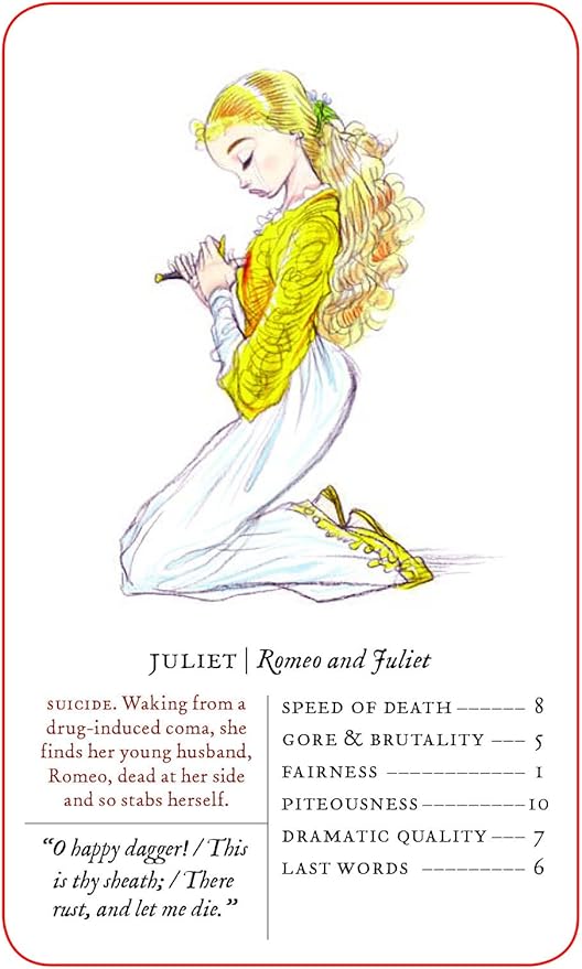 Great Shakespearean Deaths Card Game