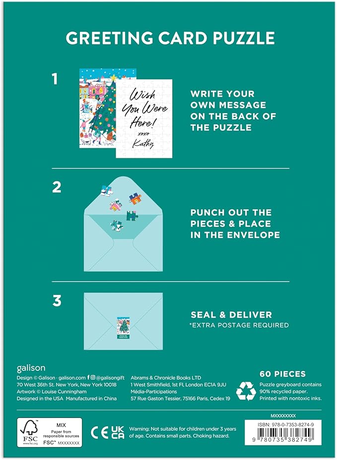 Merry & Bright Greeting Card Puzzle