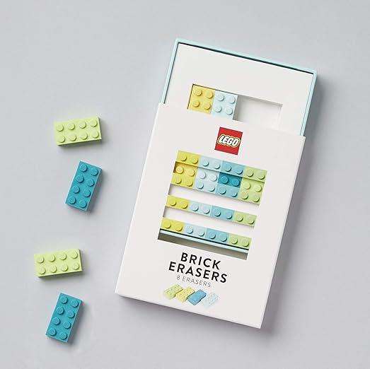 LEGO® Brick Erasers: 8 Erasers